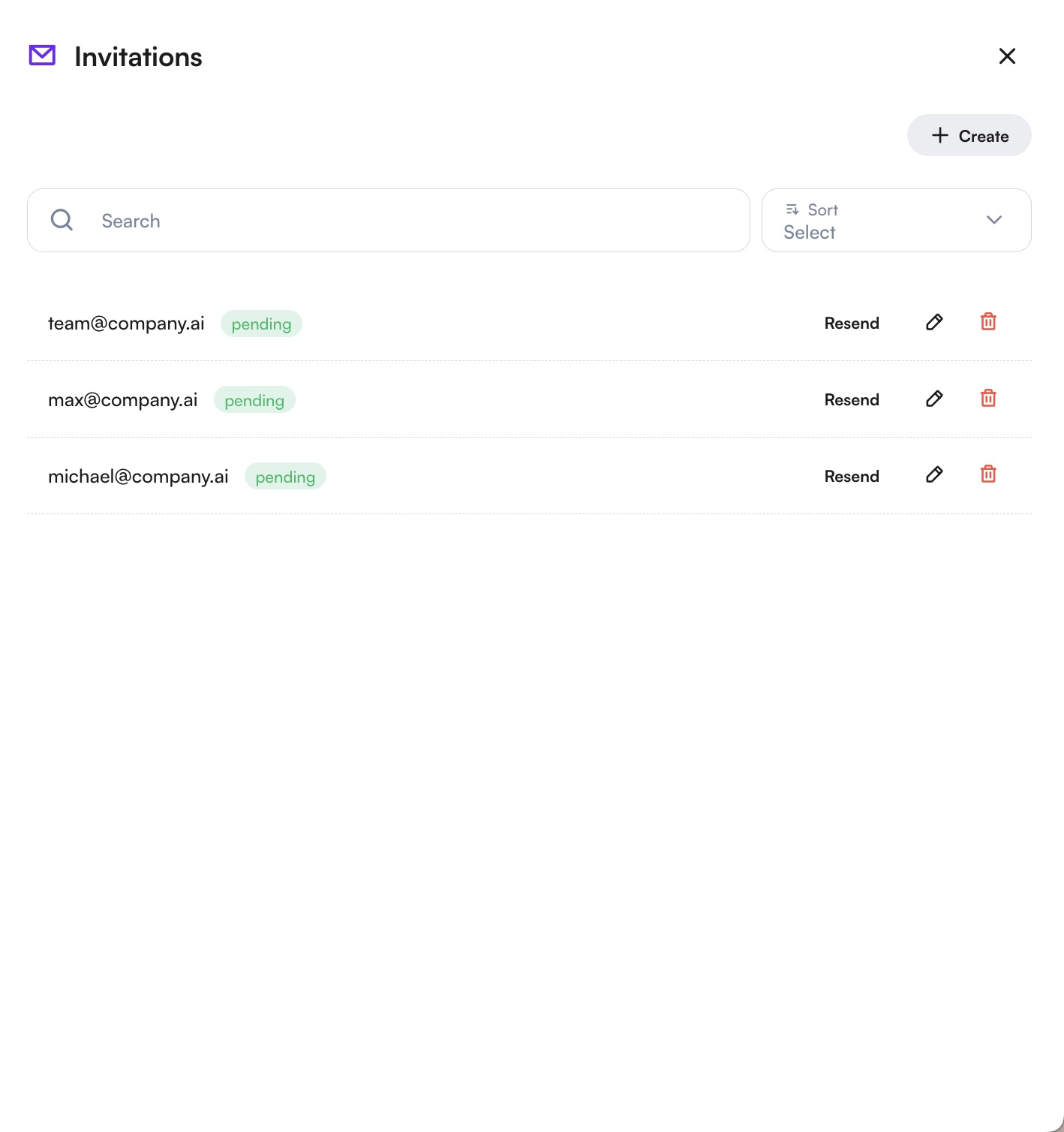 Kullanıcı Davet Et